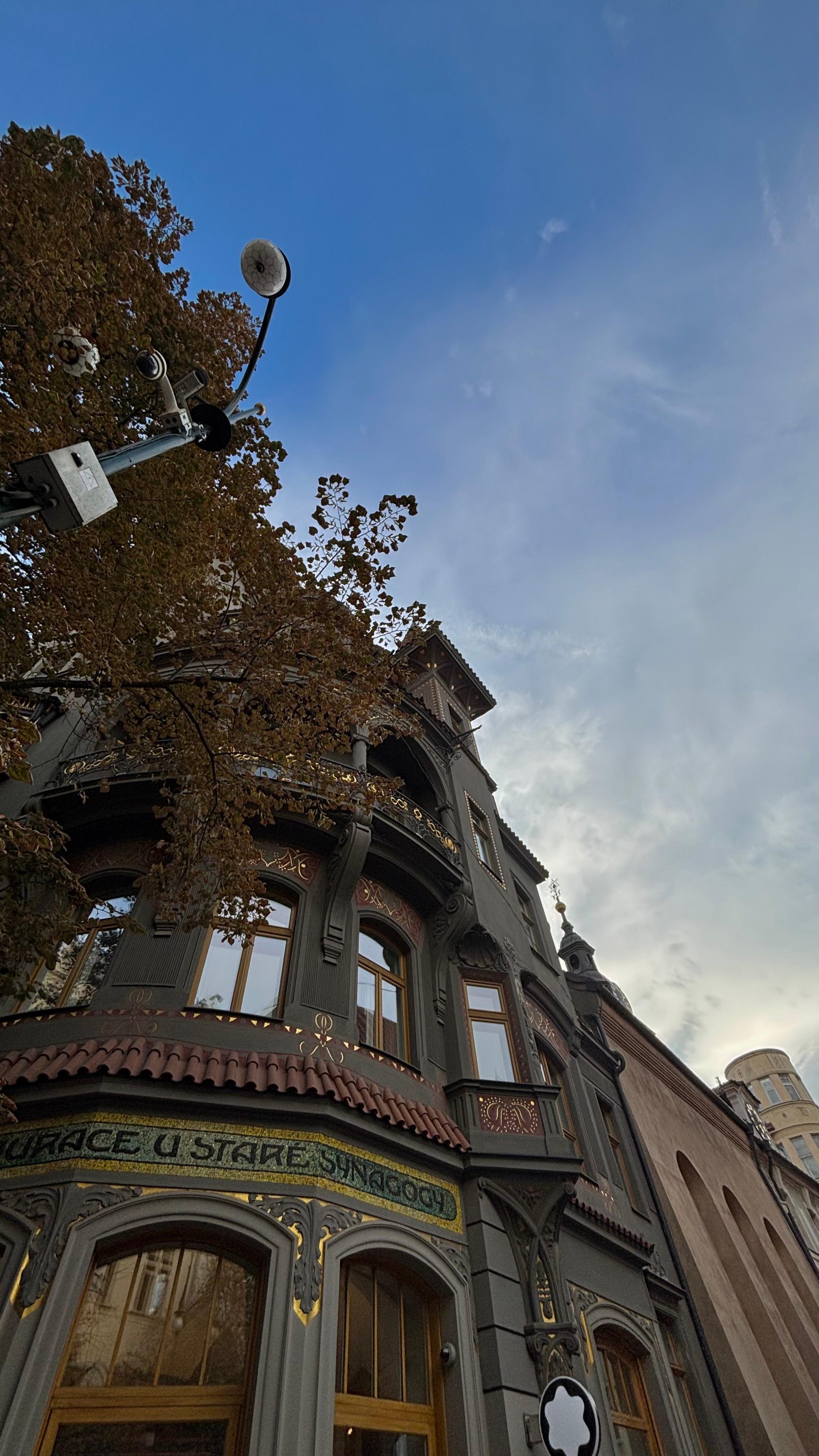 Art Nouveau building near the Old Jewish Quarter