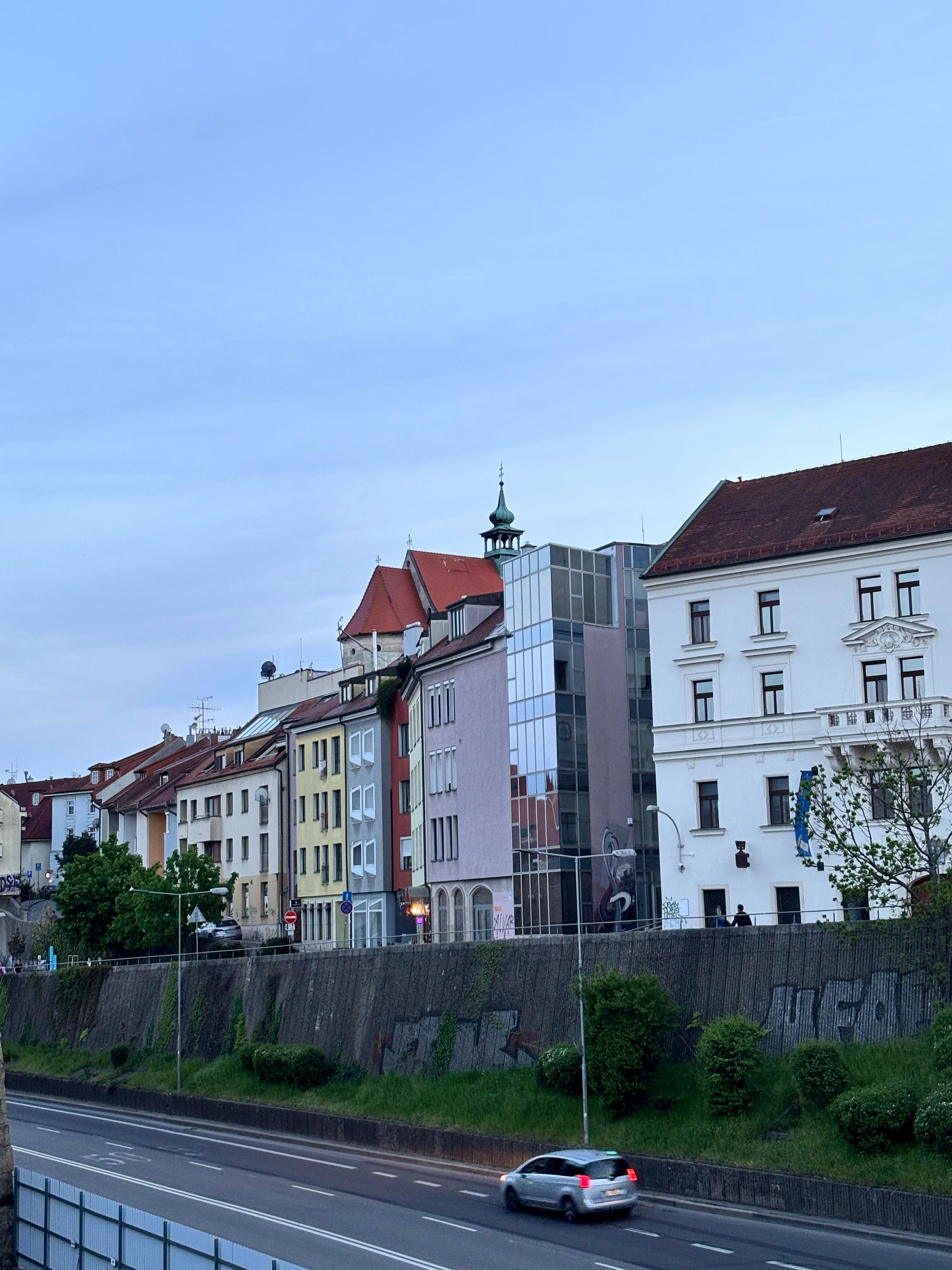 City street in Bratislava